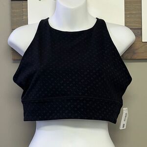 Lululemon Black Energy HighNeck Long Line w/ Lululemon Design & Razorback Bra-12